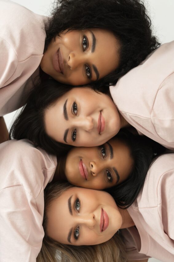 Four women together